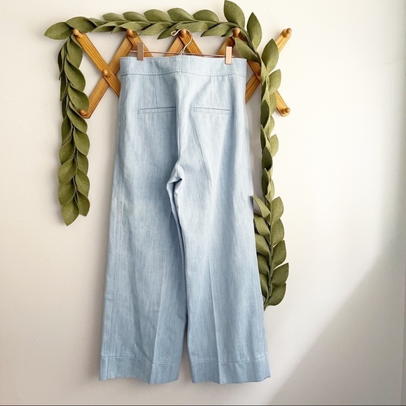 Akris Punto Chieko Wide Leg Denim Pants - Picture 6 of 9